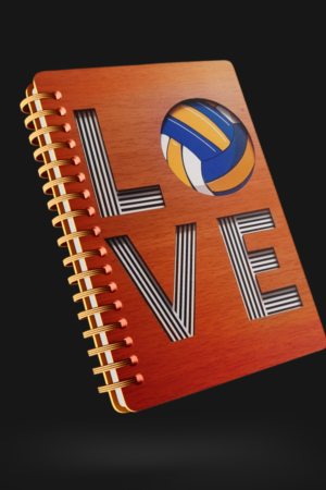 Cuaderno Love Voley
